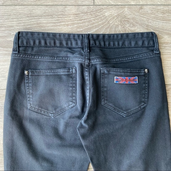 Lord Richards Skull Rivet Slim  Fit Stretch Jeans - Picture 9 of 13